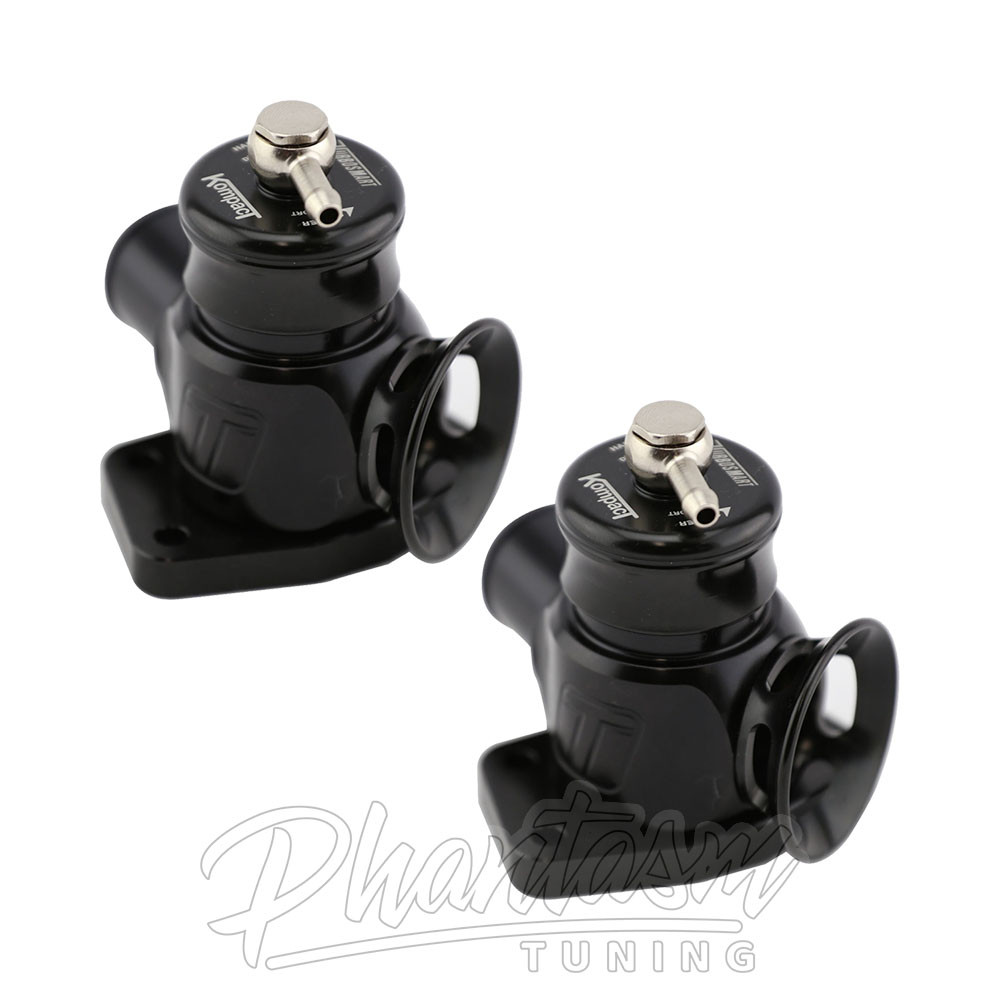 TURBOSMART / DUAL BLOW OFF VALVES / BLACK COLOR (TS-0203-1025) *** KIA STINGER GT (2018-2023) 3.3L TWIN TURBO