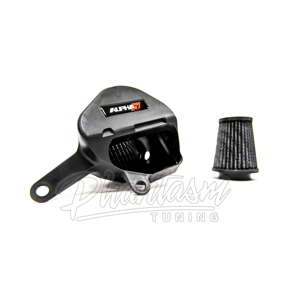 AMS / RED ALPHA / COLD AIR INTAKE SYSTEM / BLACK BOX (ALP.28.08.0001-1) *** INFINITI Q60 COUPE (2017-2022) 3.0L TURBO