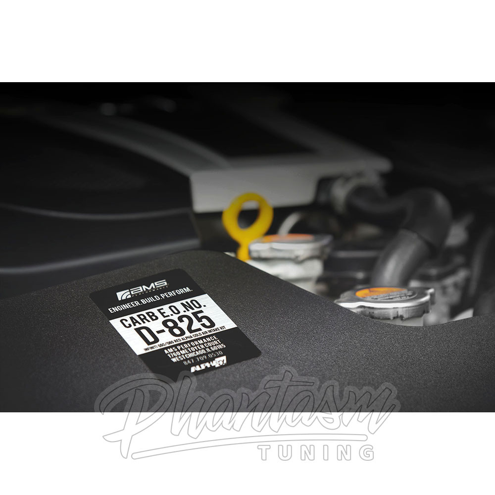AMS / RED ALPHA / COLD AIR INTAKE SYSTEM / BLACK BOX (ALP.28.08.0001-1) *** INFINITI Q50 SEDAN (2016-2024) 3.0L TURBO