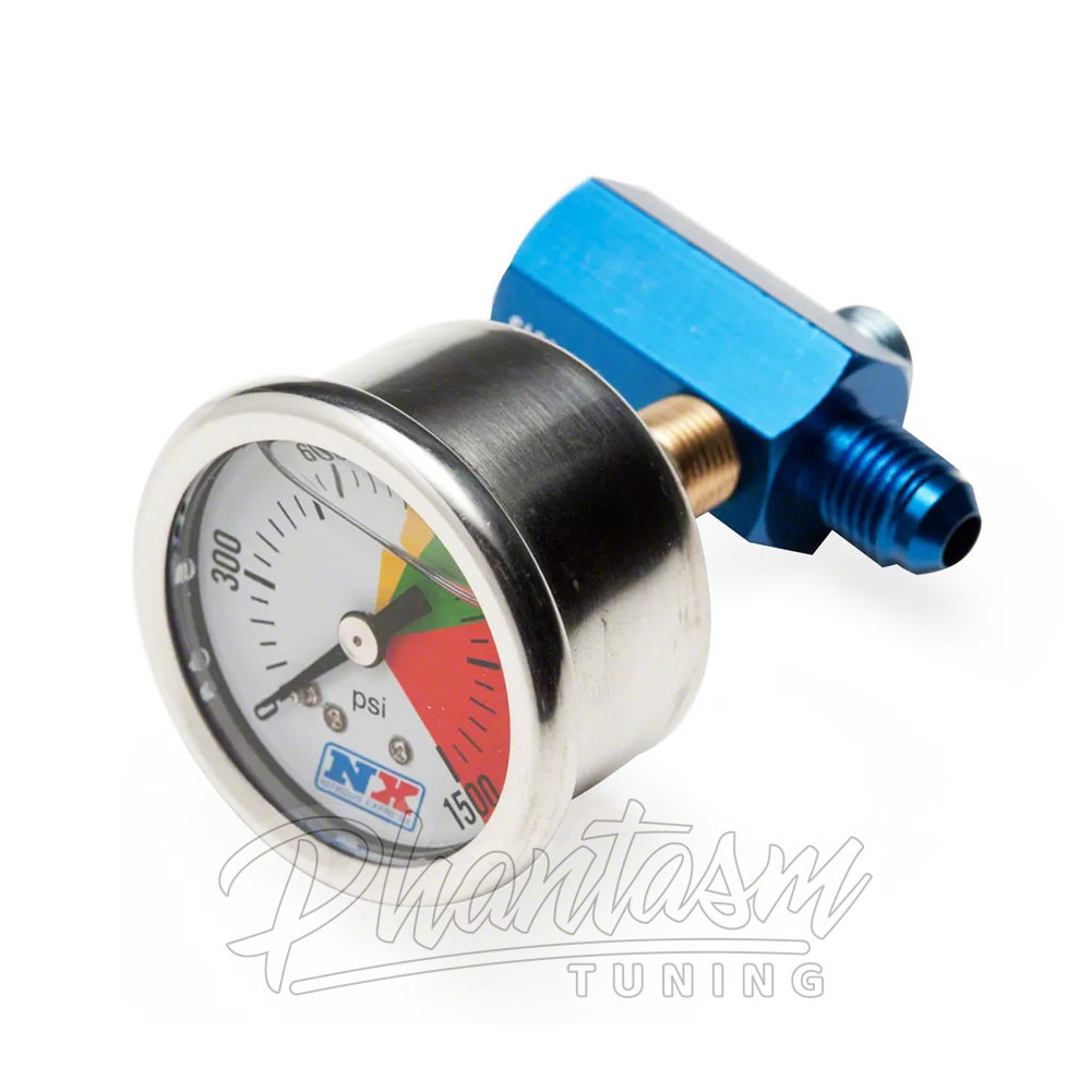 NITROUS EXPRESS / BOTTLE PRESSURE GAUGE WITH -4AN FITTING (15509)