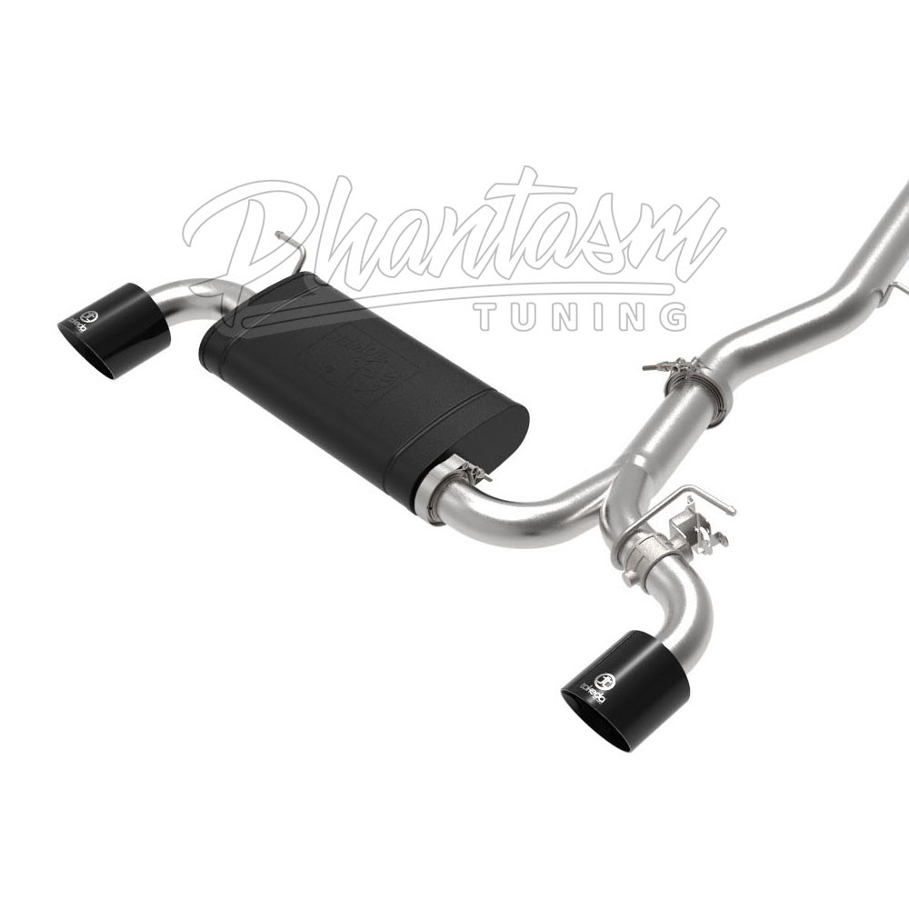 AFE / TAKEDA CAT-BACK EXHAUST SYSTEM / BLACK TIPS (49-36043-B) *** TOYOTA GR SUPRA (2020-2023) 3.0L TURBO