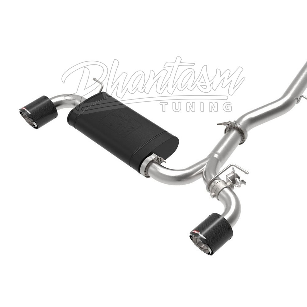 AFE / TAKEDA CAT-BACK EXHAUST SYSTEM / CARBON FIBER TIPS (49-36043-C) *** TOYOTA GR SUPRA (2020-2023) 3.0L TURBO