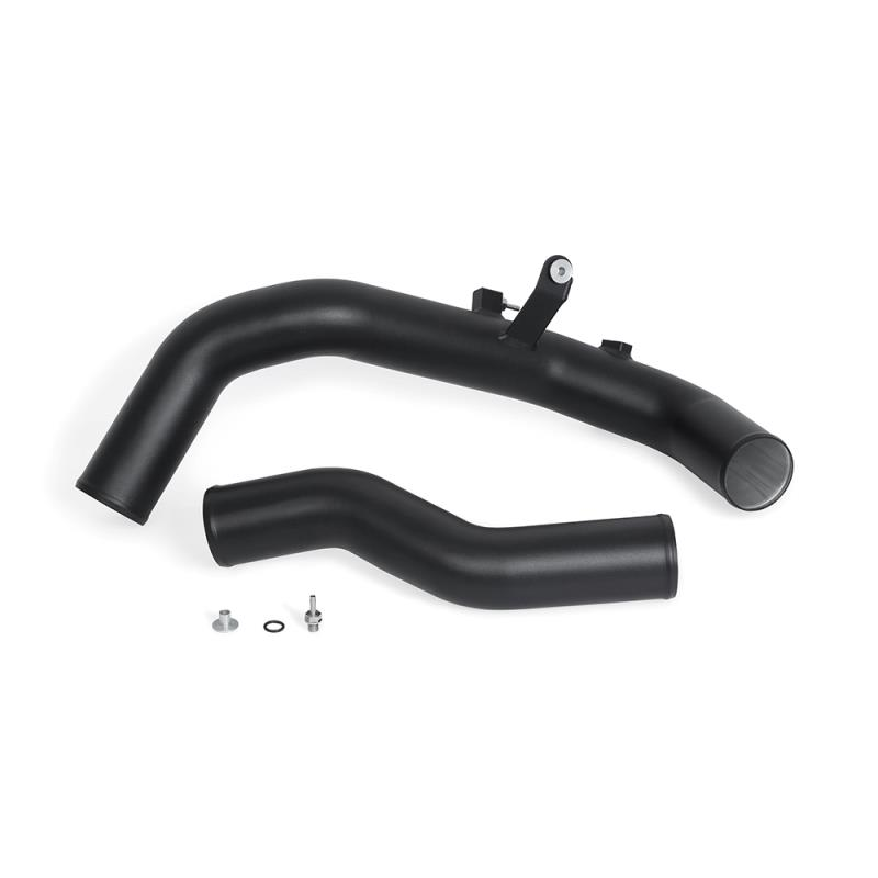 MISHIMOTO / FRONT MOUNT INTERCOOLER KIT / SILVER CORE WITH BLACK CHARGE-PIPES (MMINT-STNGR-18SL) *** KIA STINGER GT (2018-2023) 3.3L TWIN TURBO