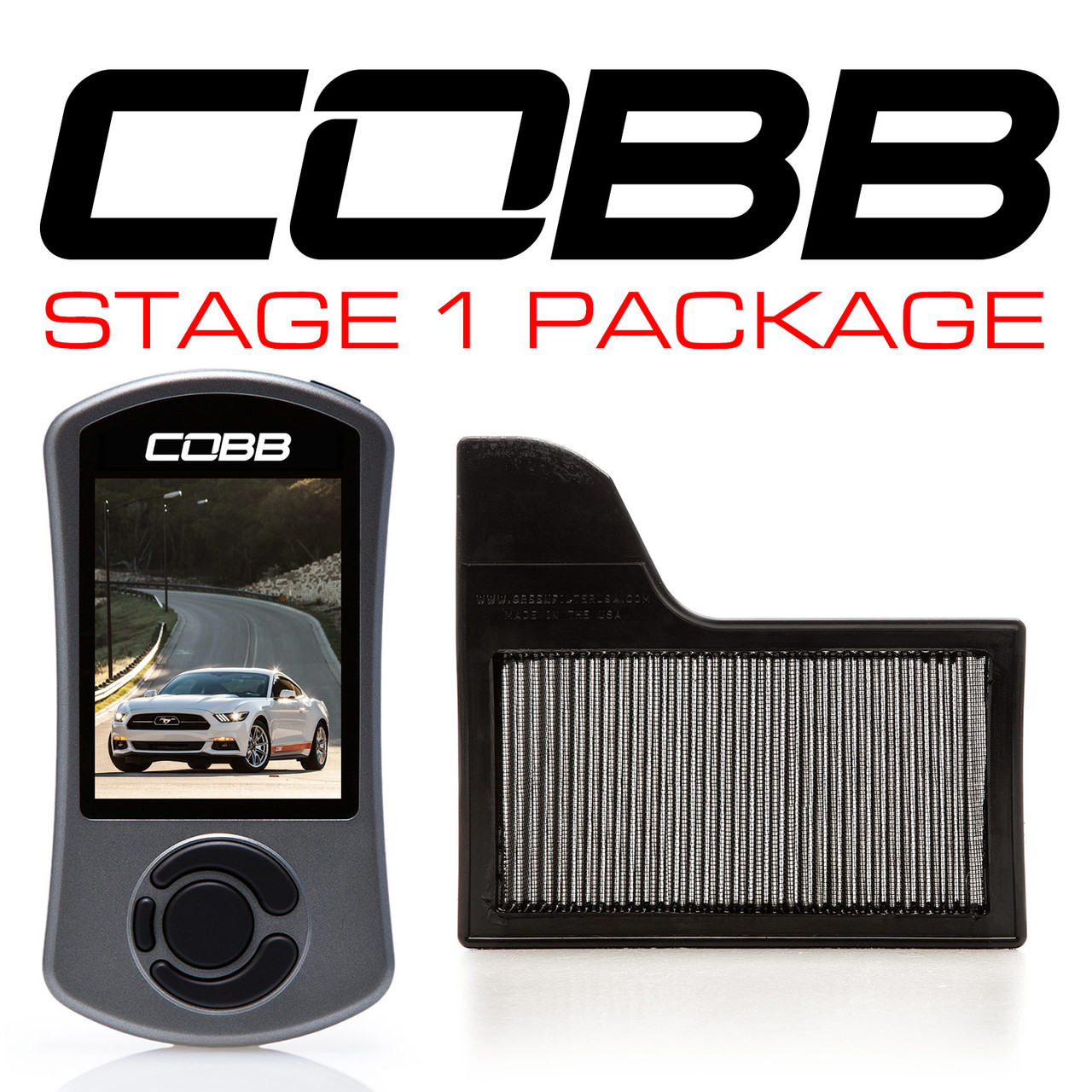 COBB / STAGE 1 TUNING / POWER PACKAGE (6M1X01) *** FORD MUSTANG ECOBOOST (2015-2023) 2.3L TURBO