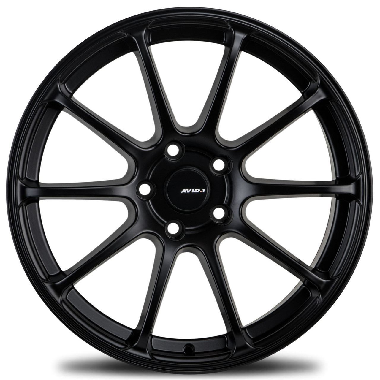 AVID1 WHEELS - AV27 - MATTE BLACK COLOR (18 X 9.5) +38 ET (5 X 114.3 MM) 73.1 CB
