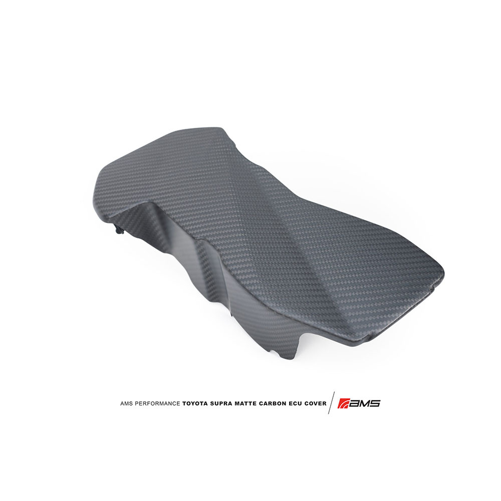 AMS / ECU COVER / FORGED CARBON FIBER (AMS.38.06.0003-2) *** TOYOTA GR SUPRA (2020-2024) TURBO