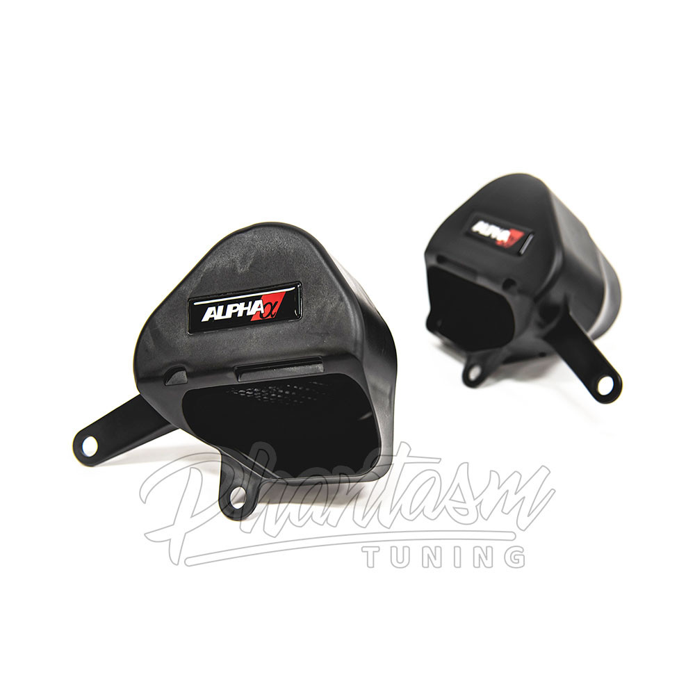 AMS / RED ALPHA / COLD AIR INTAKE SYSTEM / CARBON FIBER (ALP.28.08.0001-2) *** INFINITI Q50 SEDAN (2016-2024) 3.0L TURBO