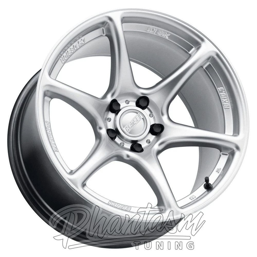 KANSEI WHEELS - TANDEM - HYPER SILVER COLOR (18 X 8.5) +35 ET (5 X 120 MM) 72.56 CB / K11S-188518+35