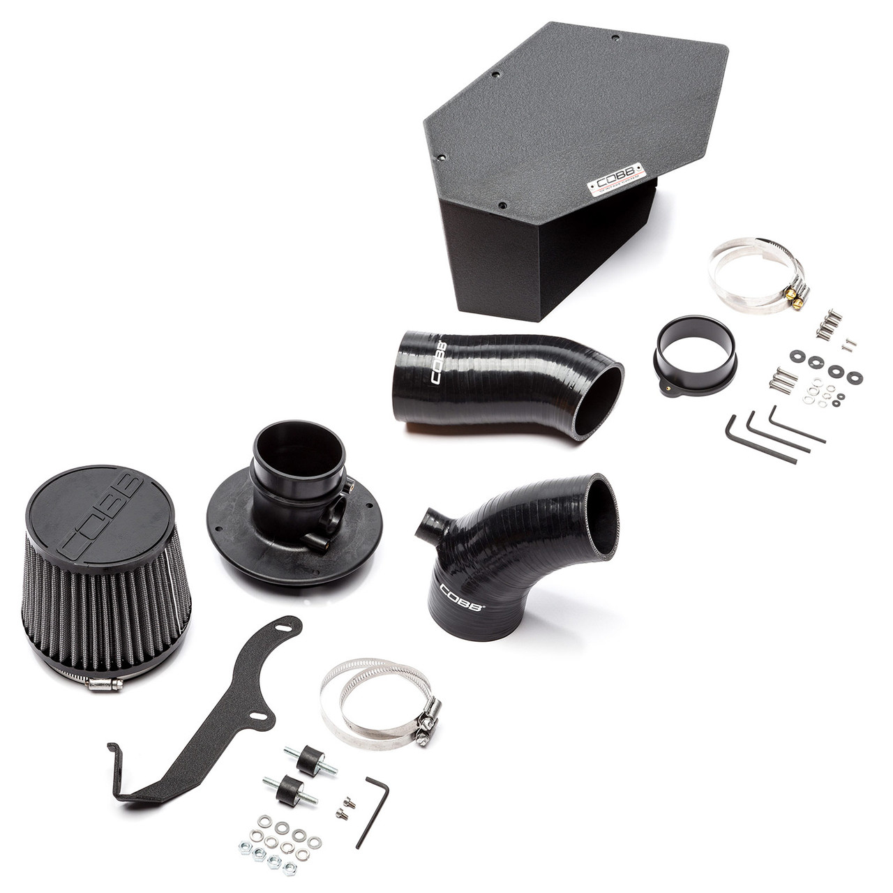 COBB / SF AIR INTAKE SYSTEM WITH COLD AIR BOX / BLACK HOSE (MAZ00202IA-BK) *** MAZDA MAZDASPEED3 (2010-2013) 2.3L TURBO