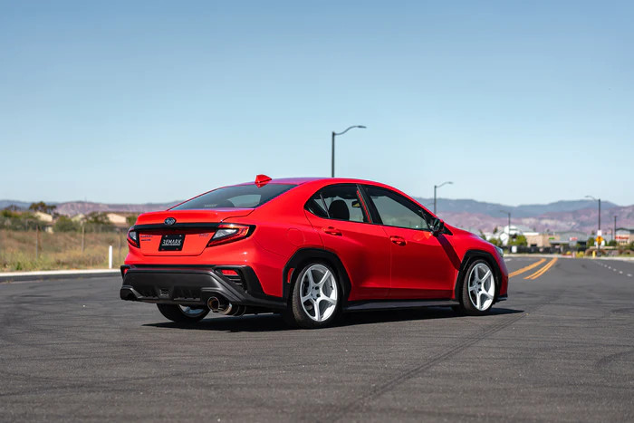 REMARK / R1 SPEC / SINGLE CAT-BACK EXHAUST SYSTEM / TITANIUM BLUE TIP (RK-C1076S-03T) *** SUBARU WRX (2022-2026) 2.4L TURBO