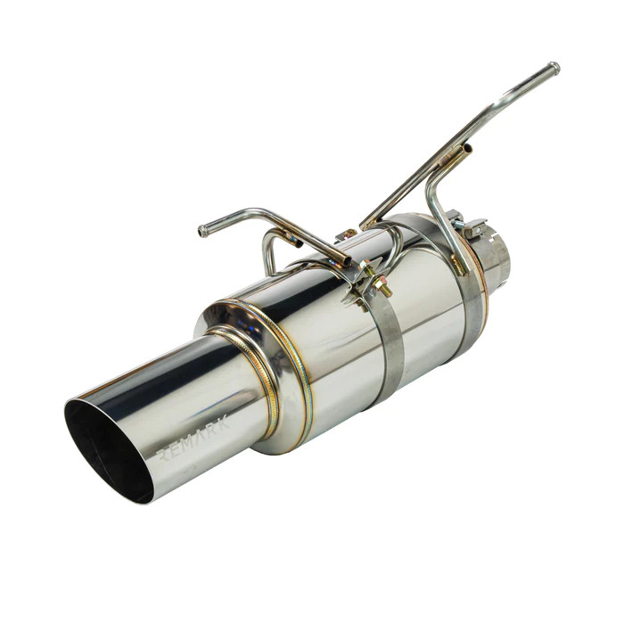 REMARK / R1 SPEC / SINGLE CAT-BACK EXHAUST SYSTEM / TITANIUM BLUE TIP (RK-C1076S-03T) *** SUBARU WRX (2022-2026) 2.4L TURBO
