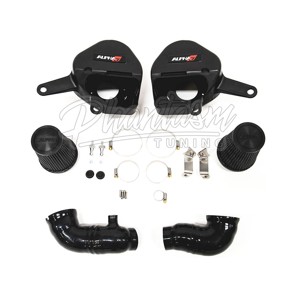 AMS / RED ALPHA / COLD AIR INTAKE SYSTEM / CARBON FIBER (ALP.28.08.0001-2) *** INFINITI Q60 COUPE (2017-2022) 3.0L TURBO