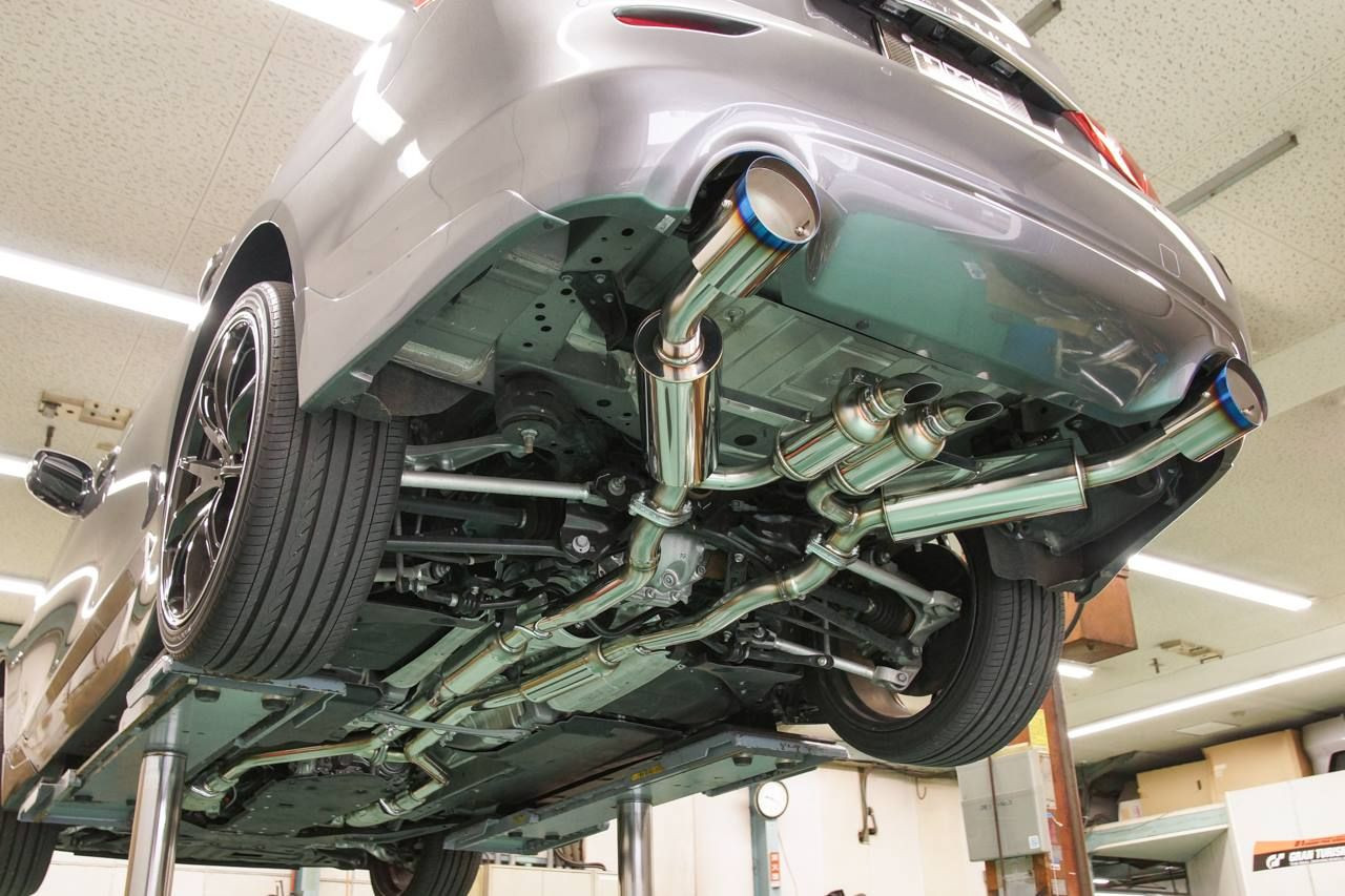 HKS / AXLE-BACK / HI-POWER EXHAUST SYSTEM (32009-BN005) *** INFINITI Q50 SEDAN (2017-2024) 3.0L TURBO