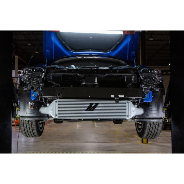 MISHIMOTO / FRONT MOUNT INTERCOOLER KIT / BLACK CORE WITH BLACK CHARGE-PIPES (MMINT-STNGR-18BK) *** GENESIS G70 (2018-2023) 3.3L TWIN TURBO