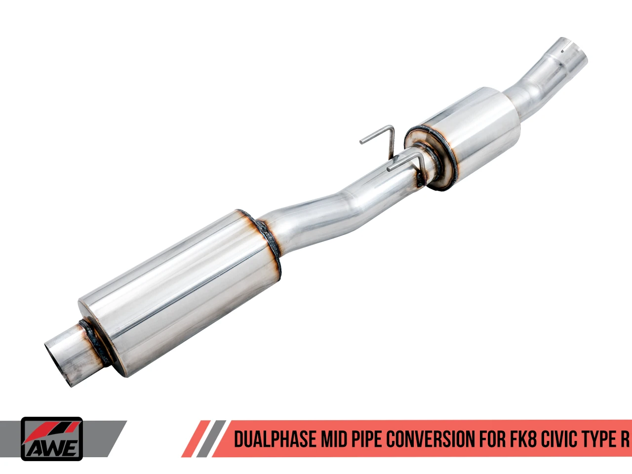 AWE / TOURING EDITION / CAT-BACK EXHAUST SYSTEM / TRIPLE CHROME TIPS (3015-52004) *** HONDA CIVIC TYPE-R (2017-2021) FK8 / 2.0L TURBO