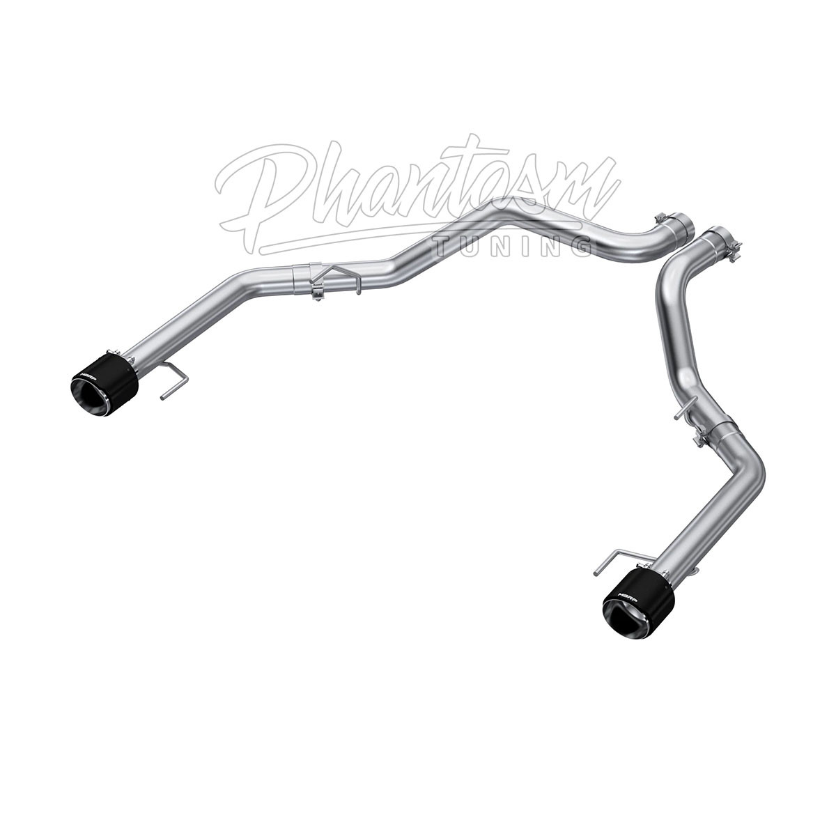 MBRP / ARMOR PRO / AXLE-BACK EXHAUST SYSTEM / CARBON FIBER TIPS (S52663CF) *** FORD F150 RAPTOR (2021-2022) 3.5L TURBO
