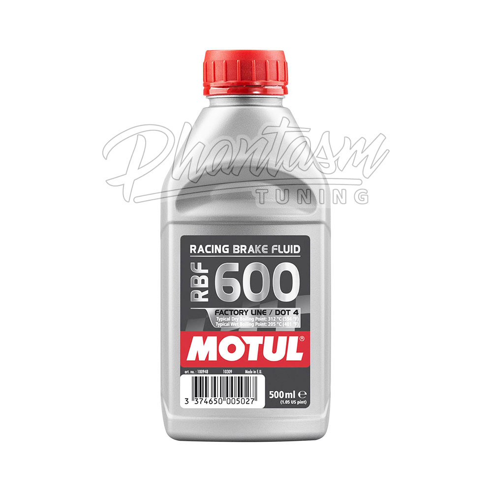 MOTUL / RBF 600 / DOT 4 / DOT 3 / RACING BRAKE FLUID (100949-12) *** 0.50 LITER EACH / 12X BOTTLES / PER CASE