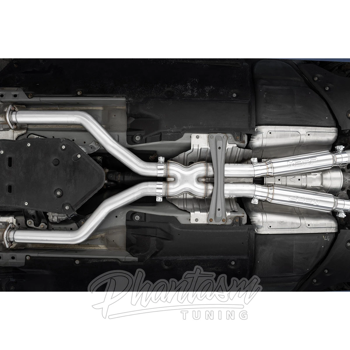 MBRP / CAT-BACK EXHAUST SYSTEM / MID-PIPE WITH RESONATORS / POLISH TIPS (S4406304) *** INFINITI Q60 COUPE (2017-2022) 3.0L TURBO