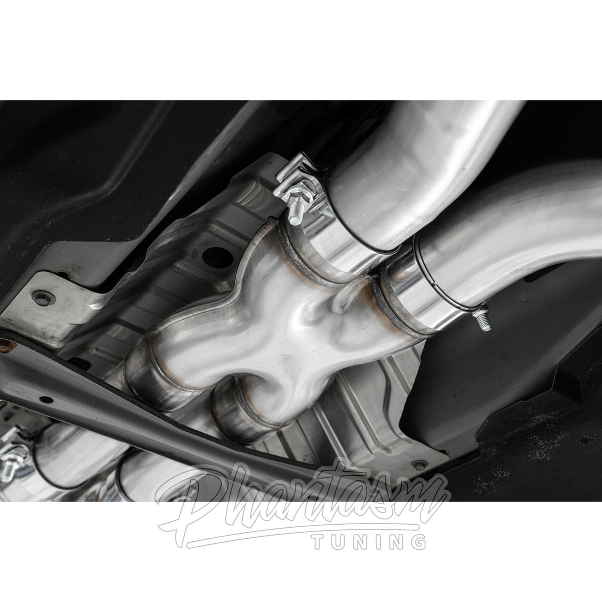 MBRP / CAT-BACK EXHAUST SYSTEM / MID-PIPE WITHOUT RESONATORS / POLISH TIPS (S4404304) *** INFINITI Q60 COUPE (2017-2022) 3.0L TURBO