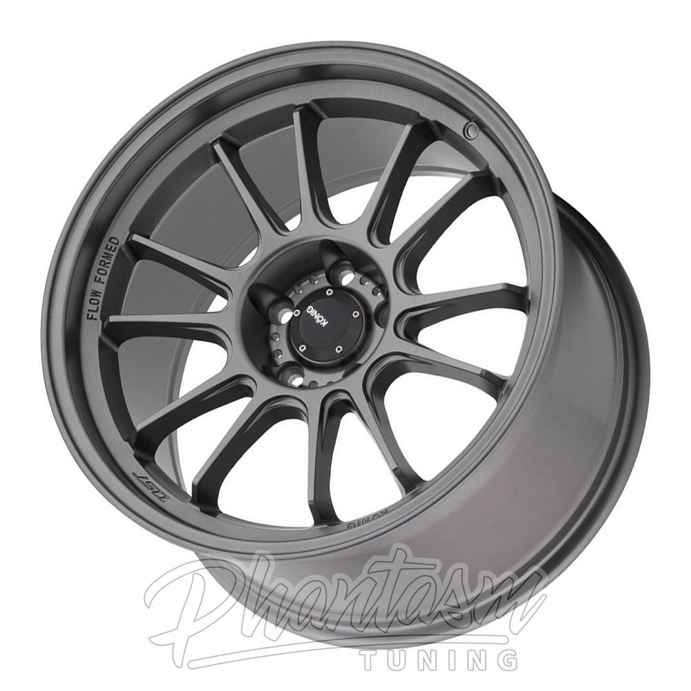 KONIG WHEELS - HYPERGRAM - MATTE GREY (18 X 8.5) +43 ET (5 X 112 MM) HG8851243G