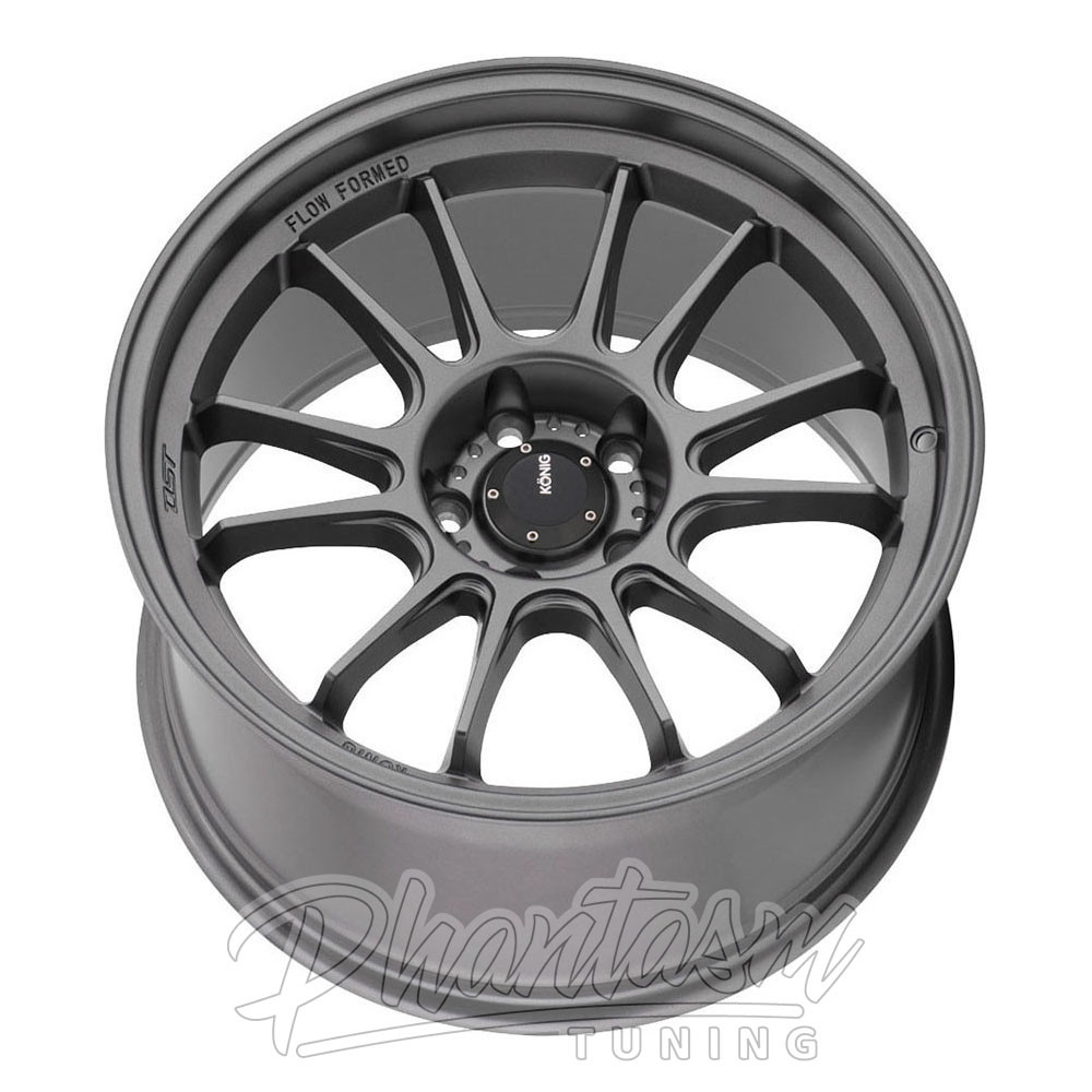 KONIG WHEELS - HYPERGRAM - MATTE GREY (17 X 8.0) +45 ET (5 X 112 MM) HG8751245G