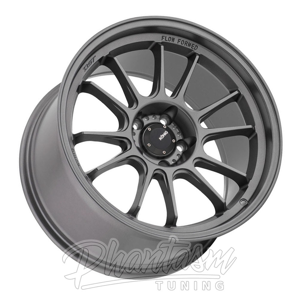 KONIG WHEELS - HYPERGRAM - MATTE GREY (15 X 7.5) +35 ET (4 X 100 MM) 73.1 CB / HG7510035G