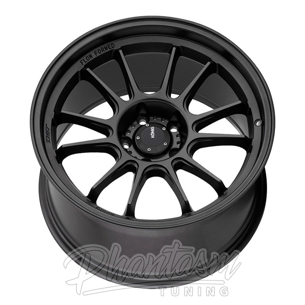 KONIG WHEELS - HYPERGRAM - MATTE BLACK (17 X 8.0) +40 ET (5 X 100 MM) HG87510405