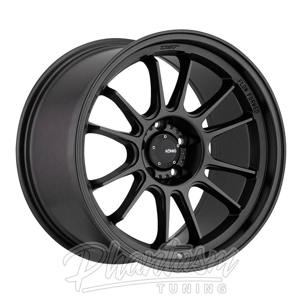 KONIG WHEELS - HYPERGRAM - MATTE BLACK (17 X 8.0) +40 ET (5 X 100 MM) HG87510405
