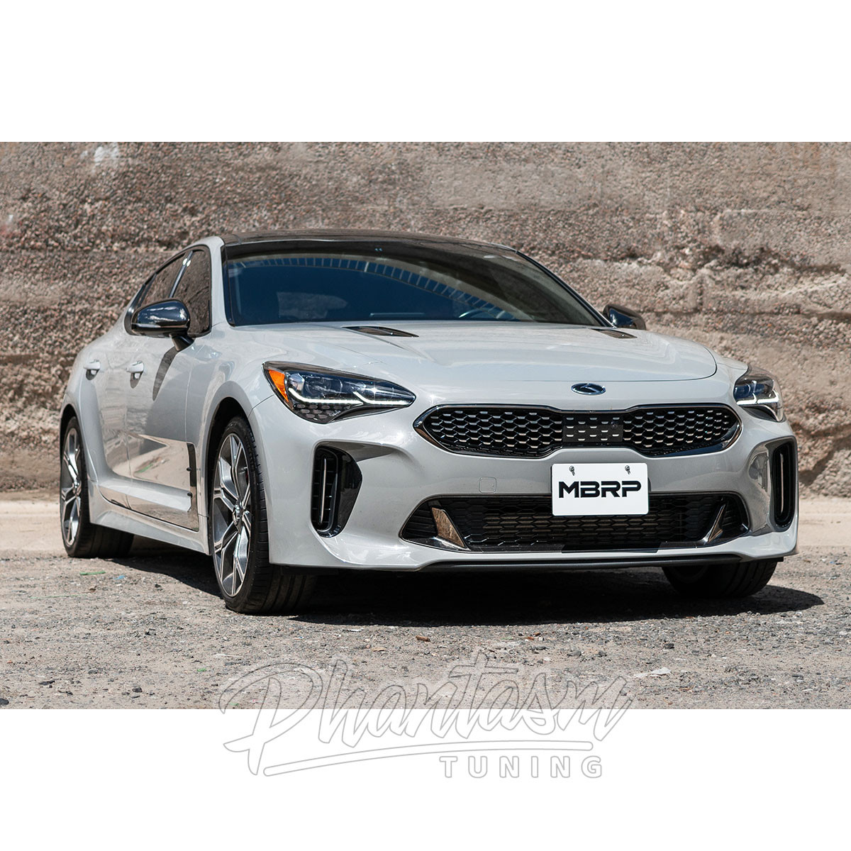 MBRP / STAINLESS STEEL / DUAL CAT-BACK EXHAUST SYSTEM / QUAD FACTORY TIPS (S4704304) *** KIA STINGER GT (2018-2023) 3.3L TWIN TURBO
