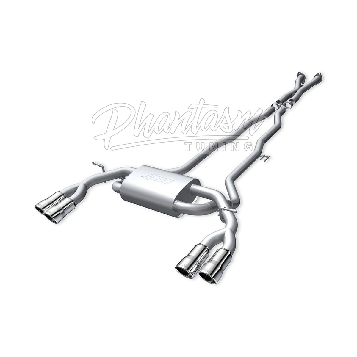BORLA / S-TYPE / CAT-BACK EXHAUST SYSTEM (140345) *** HYUNDAI GENESIS COUPE (2013-2016) 3.8L / V6 ENGINE