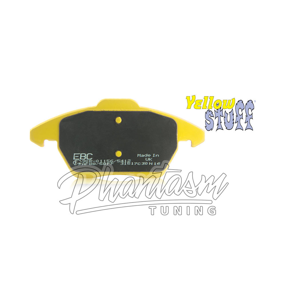 EBC / YELLOW STUFF / STREET & TRACK / FRONT BRAKE PADS (DP42302R) *** TOYOTA GR SUPRA (2020-2024) 3.0L TURBO