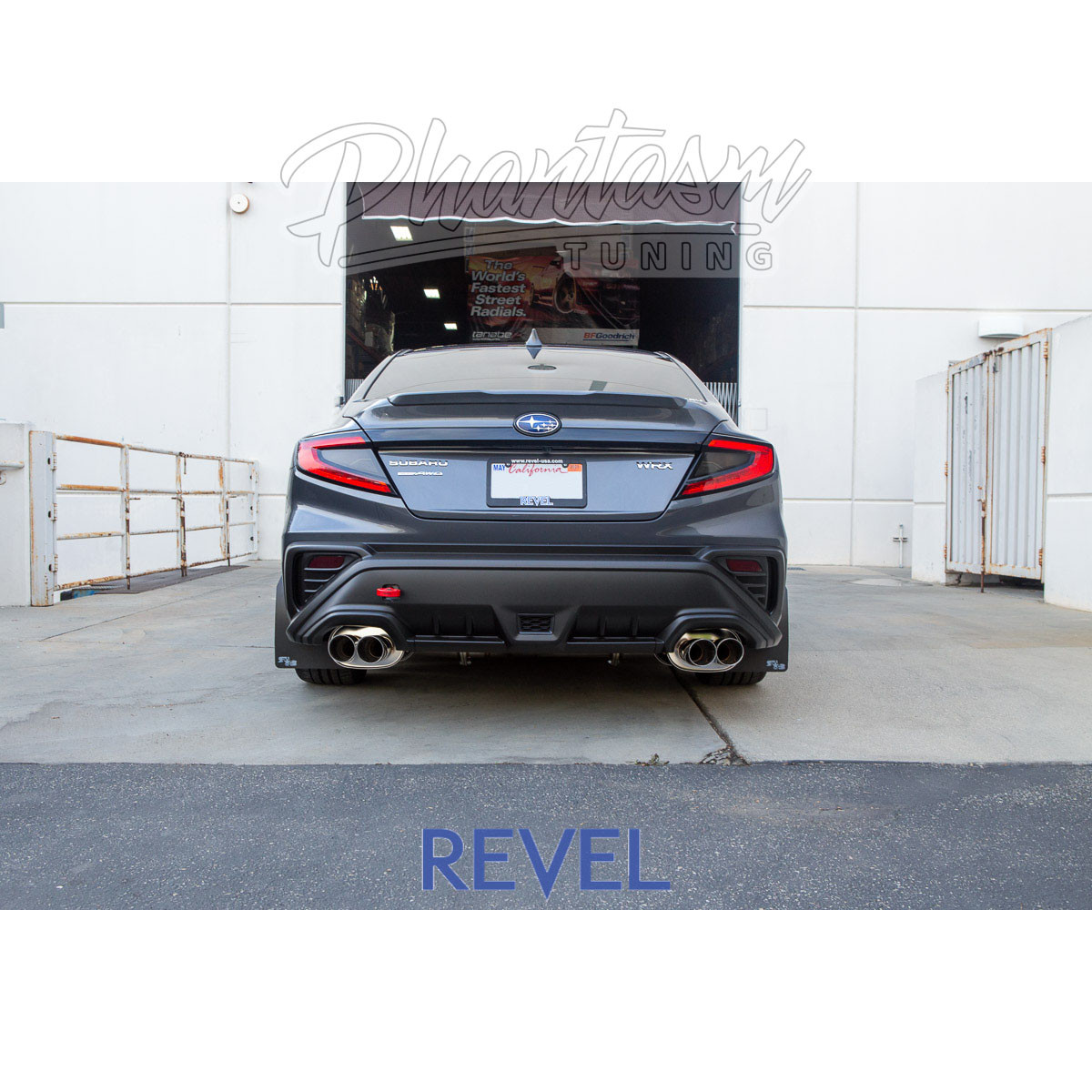 REVEL / MEDALLION TOURING-S / DUAL CAT-BACK EXHAUST SYSTEM / QUAD STAINLESS STEEL TIPS (T70206R) *** SUBARU WRX (2022-2026)