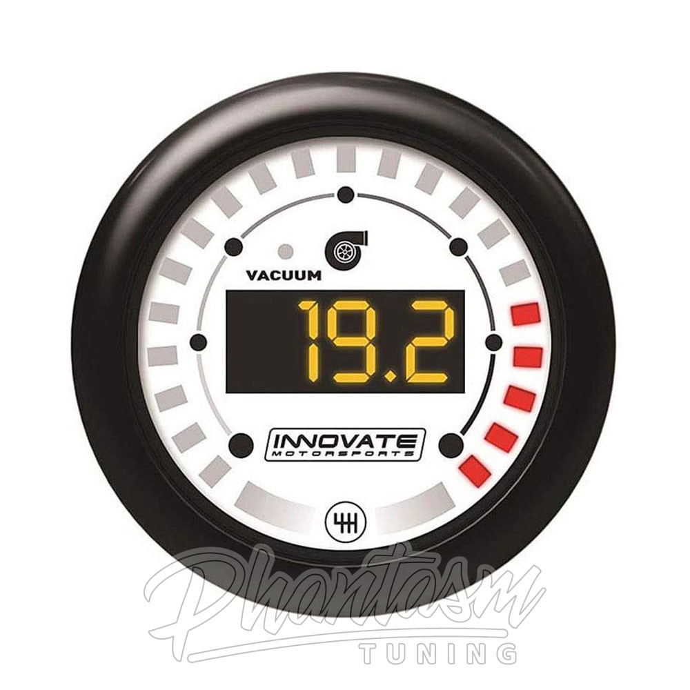 INNOVATE / MTX-D / BOOST-VACUUM GAUGE WITH SHIFT LIGHT (38510) *** INCLUDES BLACK FACEPLATE / WHITE FACEPLATE