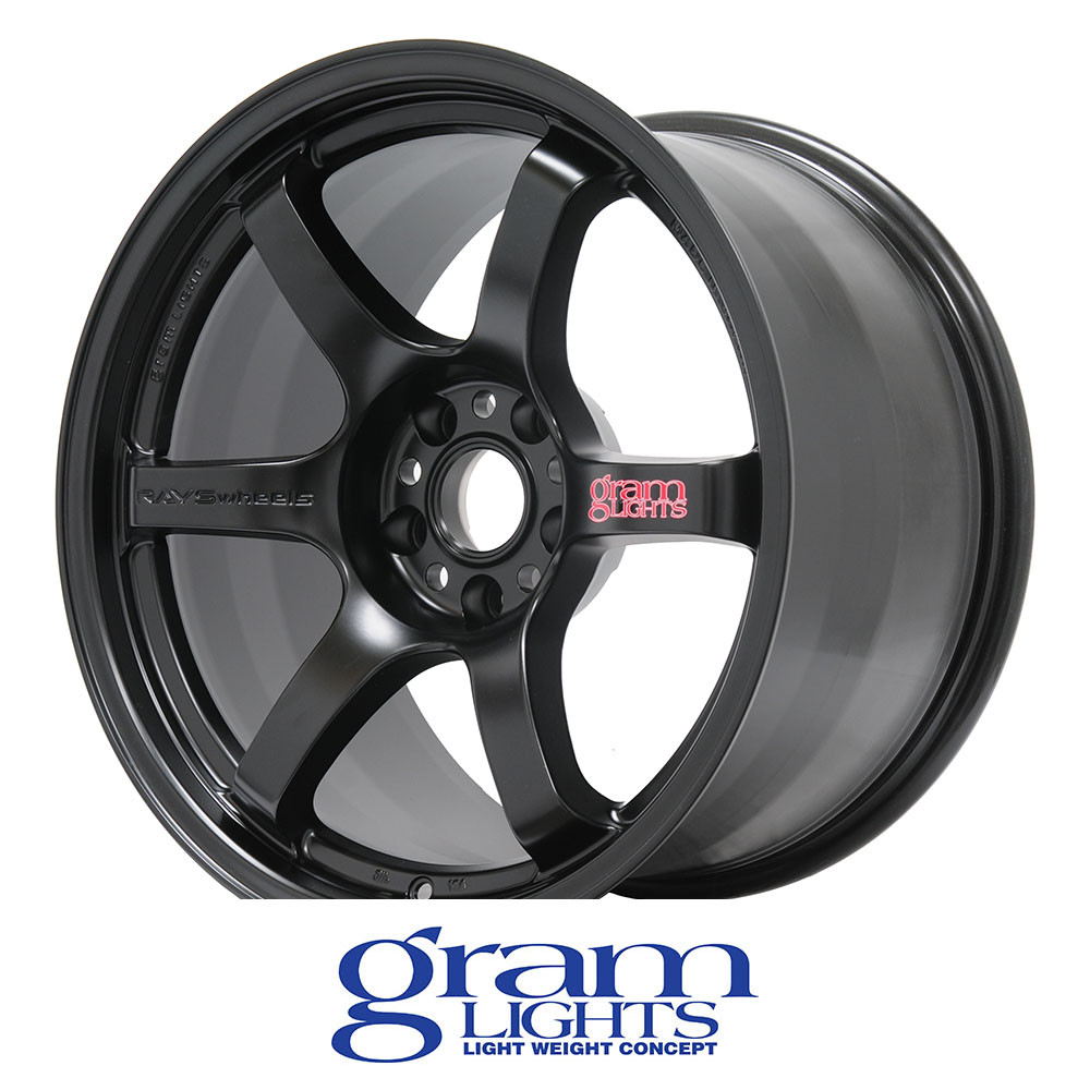 GRAM LIGHTS WHEELS - 57DR - GLOSS BLACK (18 X 9.5) +38 ET (5 X 100 MM) 65 CB / WGIX38DGX