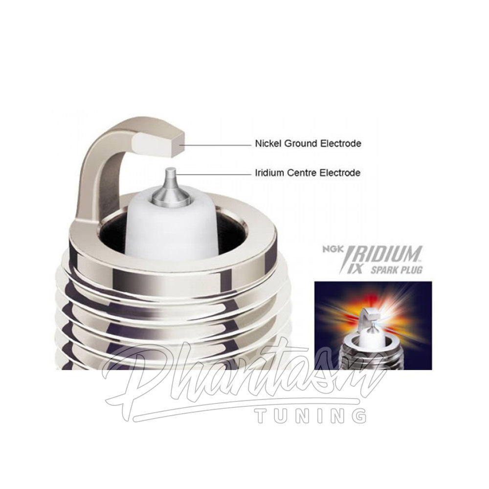 NGK / IRIDIUM IX / HIGH PERFORMANCE SPARK PLUGS / LTR7IX-11 (NGK6510) *** FORD FIESTA ST (2014-2019) 1.6L TURBO *** ONE STEP COLDER (4X PIECE SET)