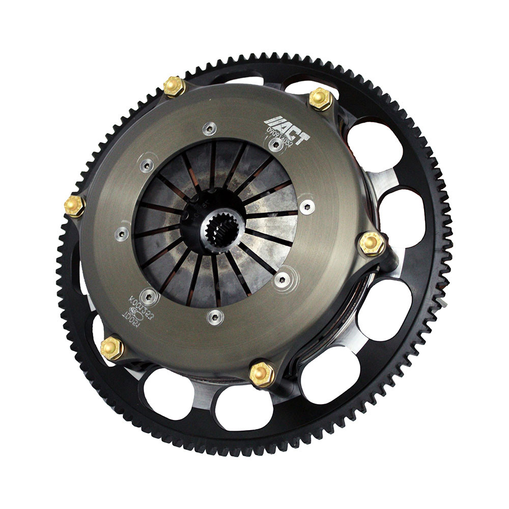 ACT / STAGE 4 / TWIN DISC / PERFORMANCE CLUTCH WITH LIGHTWEIGHT FLYWHEEL (T1RR-H04) *** ACURA TSX (2004-2008) K24 ENGINE