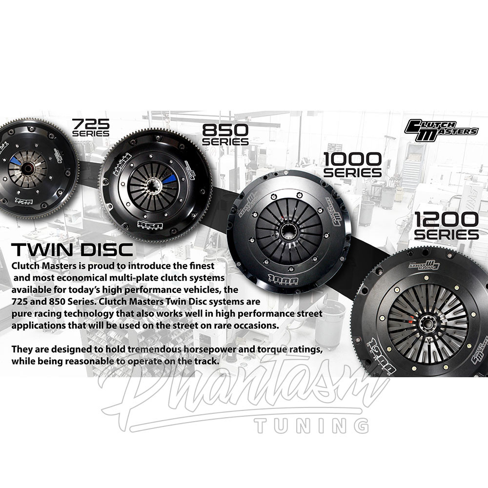 CLUTCH MASTERS / STAGE 5.2 / FX725 RACE / TWIN DISC CLUTCH WITH ALUMINUM FLYWHEEL (08037-TD7R-S) *** ACURA TSX (2004-2008) K24 ENGINE