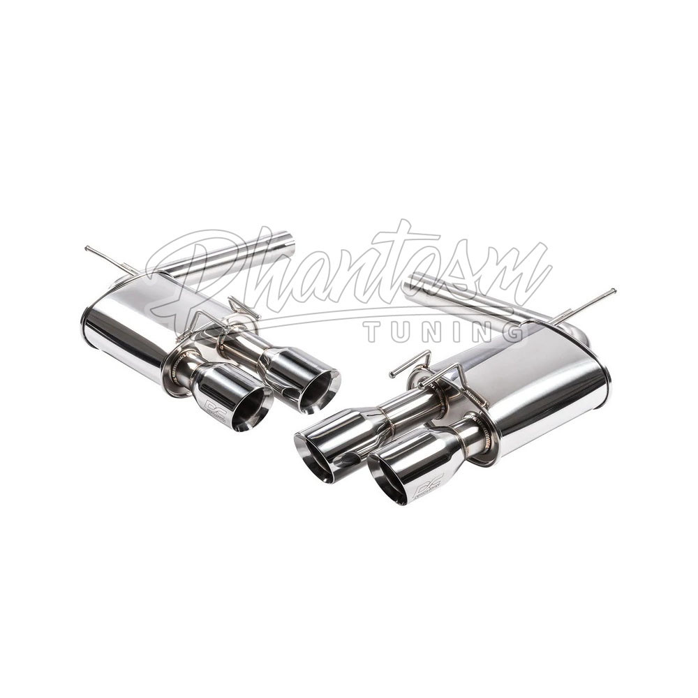 DC SPORTS / CAT-BACK EXHAUST SYSTEM / BLACK TIPS (DCS5534BK) *** HONDA ACCORD (2018-2022) 2.0L TURBO