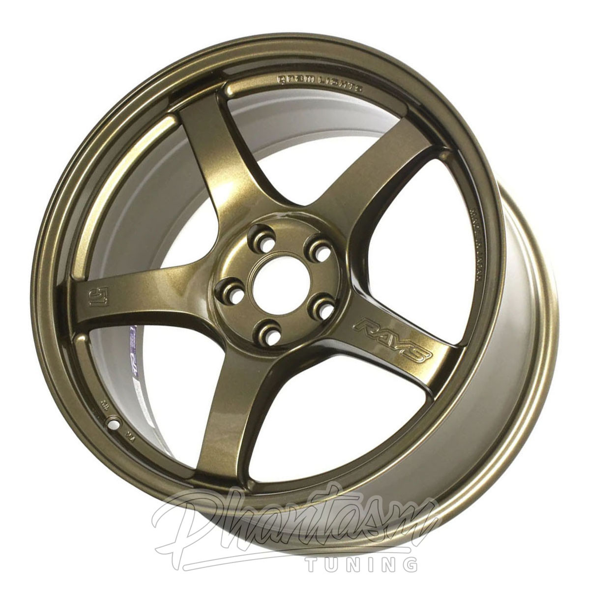 GRAM LIGHTS WHEELS - 57CR - ALMITE GOLD (18 X 9.5) +38 ET (5 X 114.3 MM) 73 CB / WGCRX38EAGP