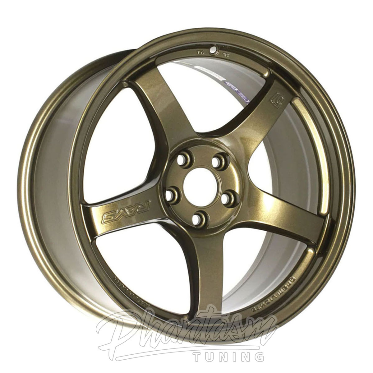 GRAM LIGHTS WHEELS - 57CR - ALMITE GOLD (18 X 9.5) +38 ET (5 X 114.3 MM) 73 CB / WGCRX38EAGP