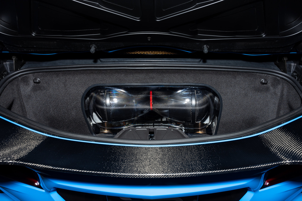 EVENTURI / BLACK CARBON FIBER / COLD AIR INTAKE SYSTEM (EVE-C8VT-CF-INT) *** CHEVROLET CORVETTE C8 / COUPE (2020-2024) 6.2L V8