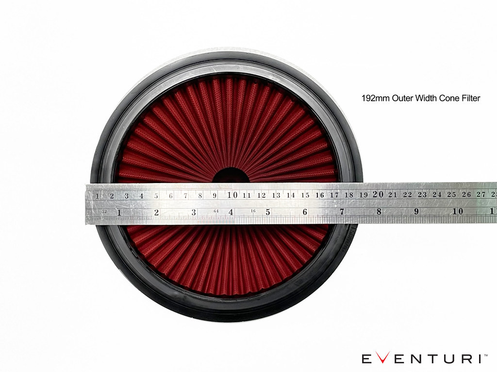 EVENTURI / BLACK CARBON FIBER / COLD AIR INTAKE SYSTEM (EVE-C8VT-CF-INT) *** CHEVROLET CORVETTE C8 / COUPE (2020-2024) 6.2L V8