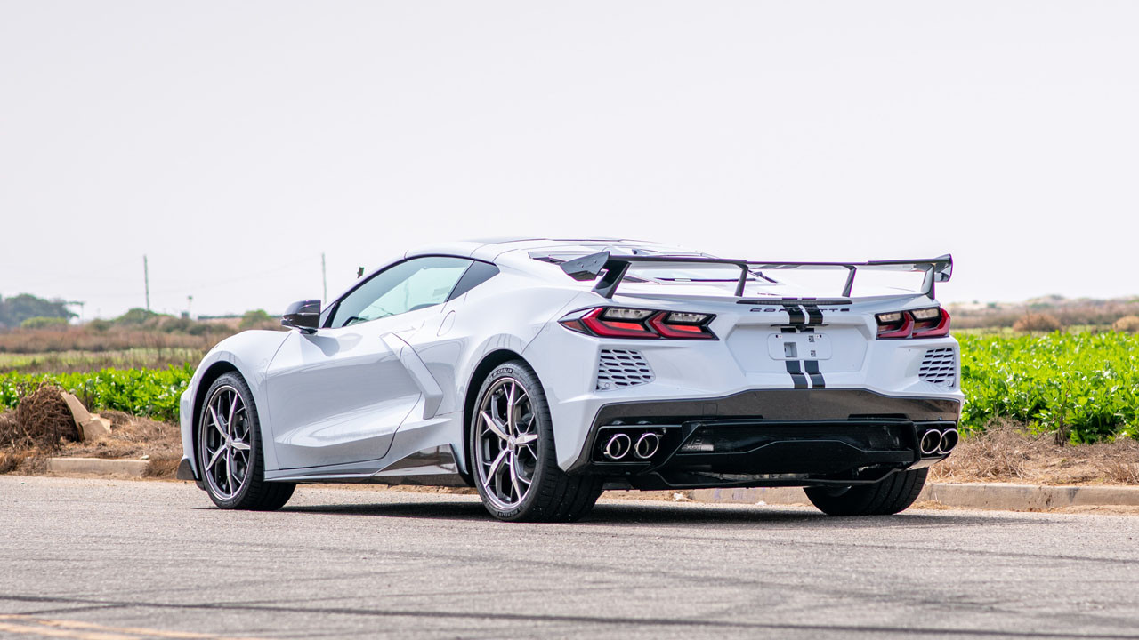 BORLA / ATAK SERIES / CAT-BACK EXHAUST SYSTEM / WITH NPP VALVES / CARBON FIBER TIPS (140839CF) *** CHEVROLET CORVETTE C8 (2020-2024) 6.2L ENGINE