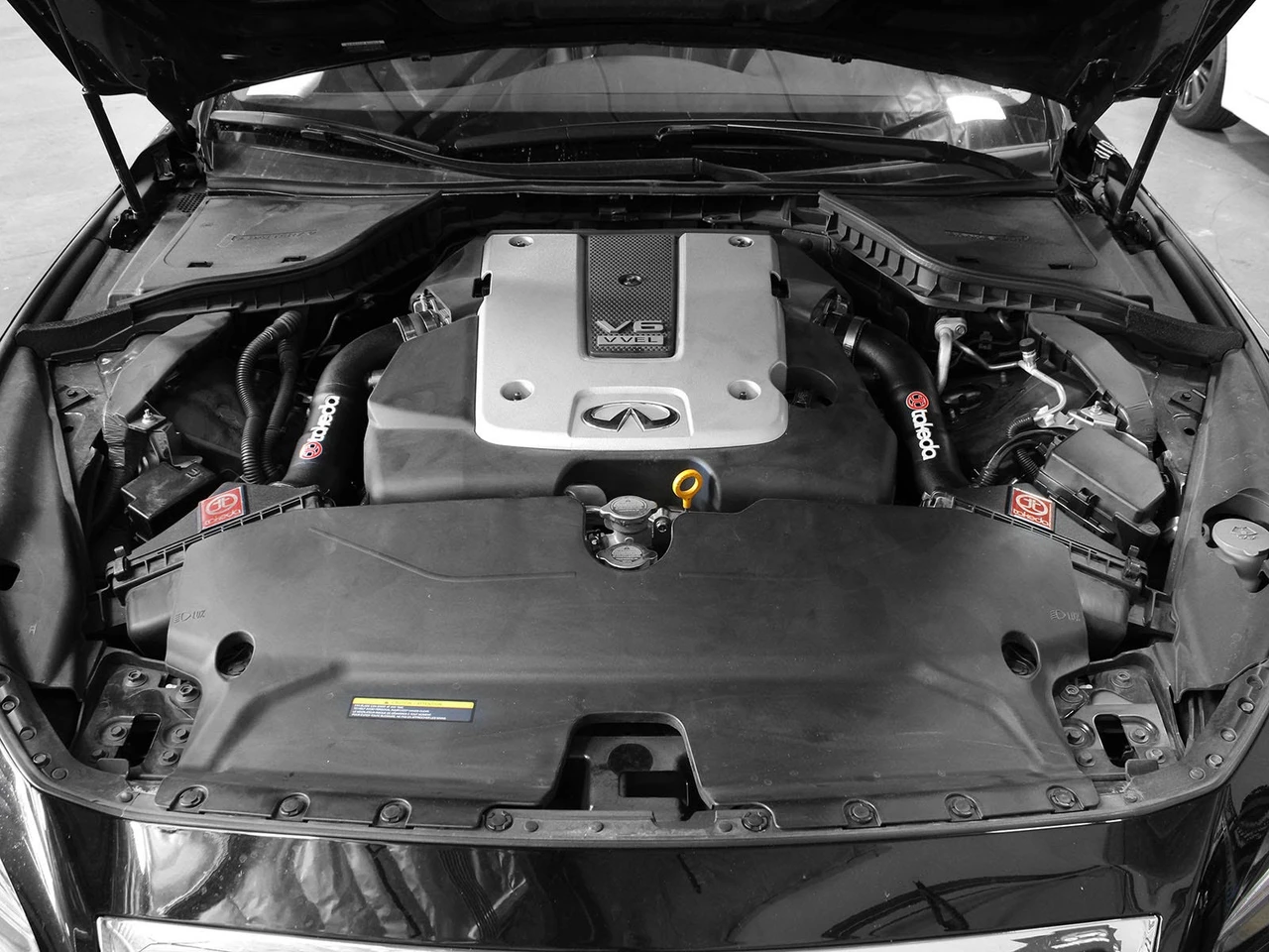 AFE / TAKEDA COLD AIR INTAKE SYSTEM / PRO-5R OILED FILTER (TR-3019B-R) *** INFINITI Q50 SEDAN (2014-2015) 3.7L / VQ37VHR ENGINE