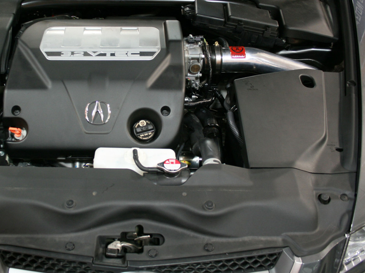 AFE / TAKEDA COLD AIR INTAKE SYSTEM / PRO-S DRY FILTER / POLISH CHROME PIPING (TA-1006P) *** ACURA TL (2004-2008) 3.2L / 3.5L ENGINE
