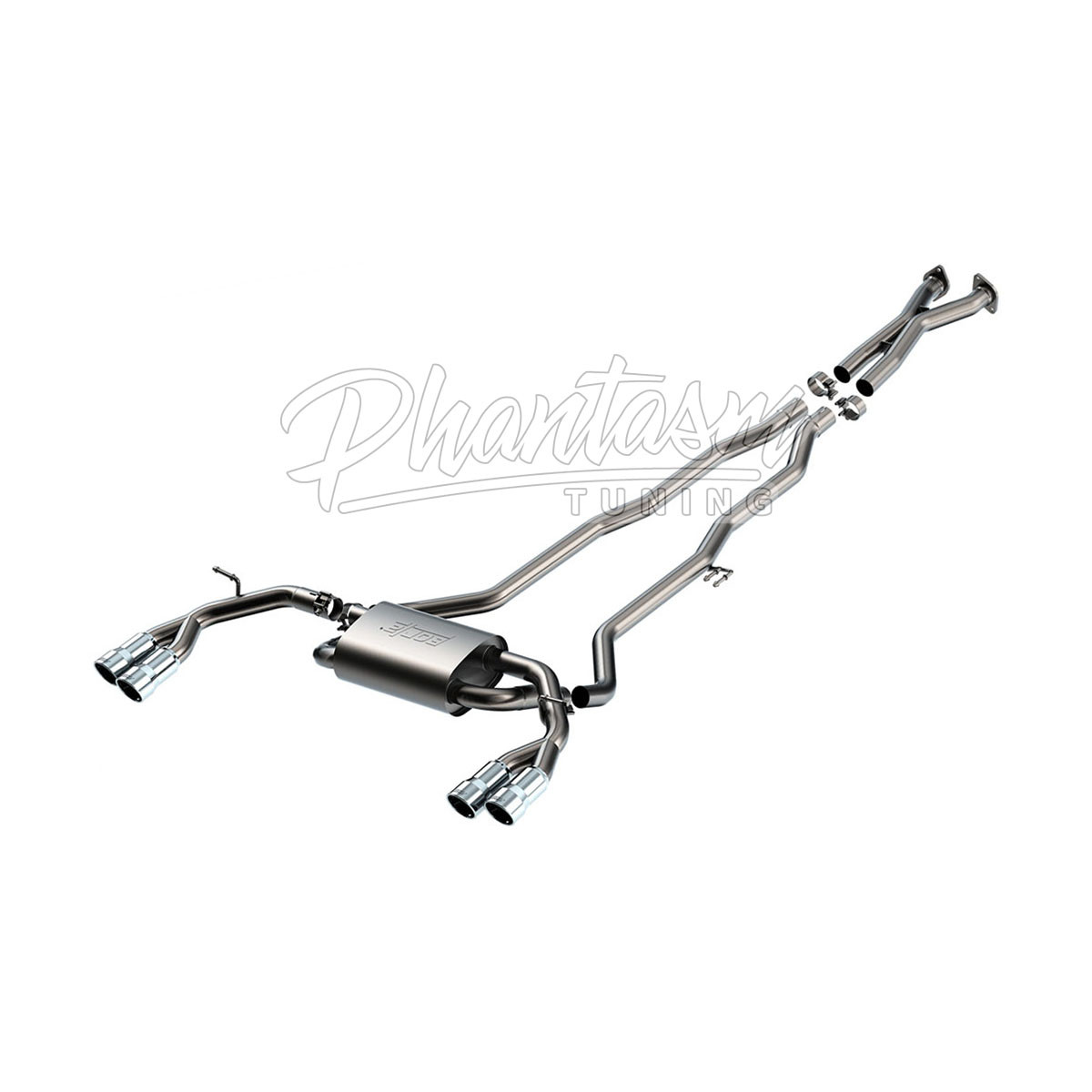 BORLA / S-TYPE / CAT-BACK EXHAUST SYSTEM (140345) *** HYUNDAI GENESIS COUPE (2010-2012) 3.8L / V6 ENGINE