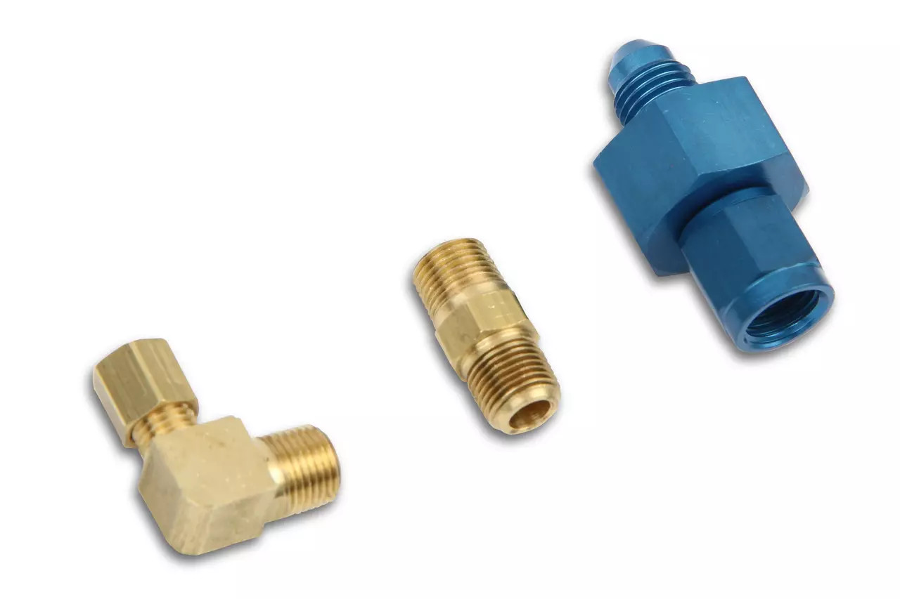 NOS / -4AN NITROUS BOTTLE PURGE VALVE KIT / BLUE FITTING (16030NOS)