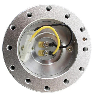 NRG / STEERING WHEEL QUICK RELEASE HUB / SHINY SILVER BODY / TITANIUM RING (SRK-200-1SL)