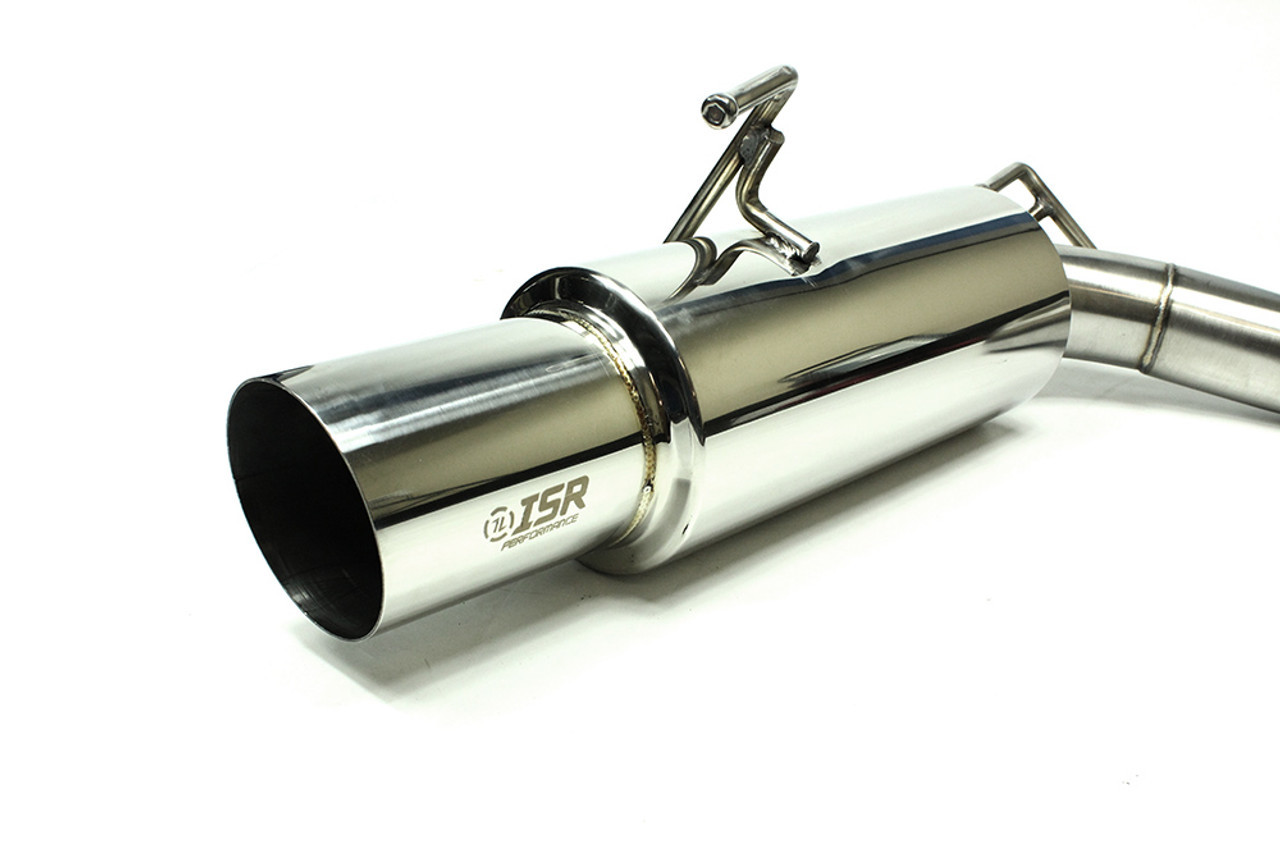 ISR / SINGLE GT / CAT-BACK EXHAUST SYSTEM / POLISHED TIP (IS-GT-370Z) *** NISSAN 370Z (2009-2020)