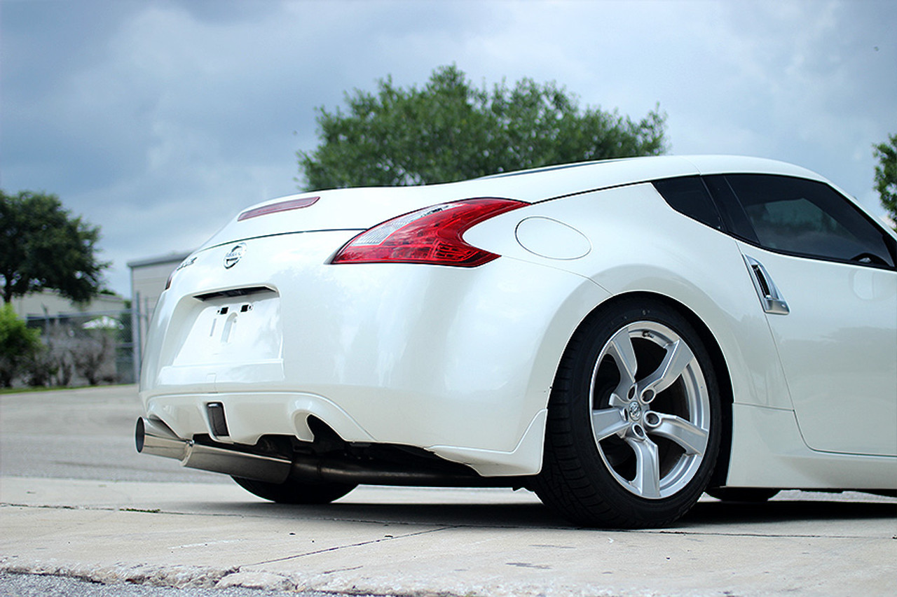 ISR / SINGLE GT / CAT-BACK EXHAUST SYSTEM / POLISHED TIP (IS-GT-370Z) *** NISSAN 370Z (2009-2020)
